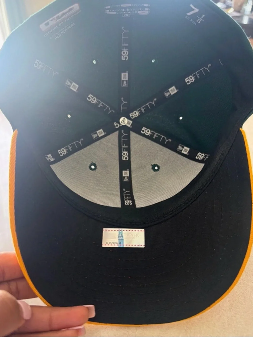 Oakland A's Green and Yellow Baseball Cap